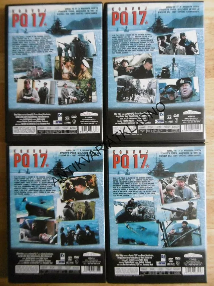 KONVOJ PQ 17,1-4, DVD FILM SVĚT.VÁLKA