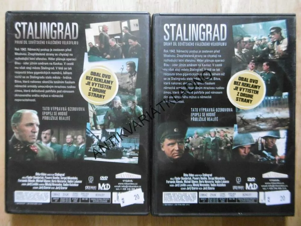 STALINGRAD 1-2, DVD FILM 