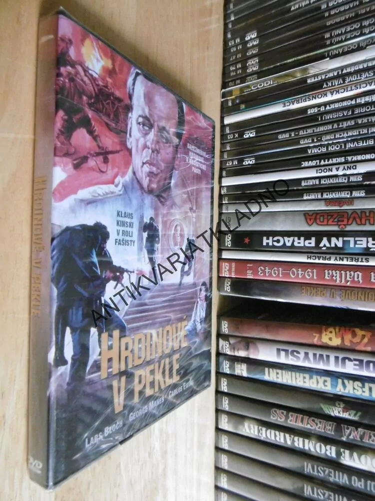 HRDINOVÉ V PEKLE, KLAUS KINSKI, DVD FILM