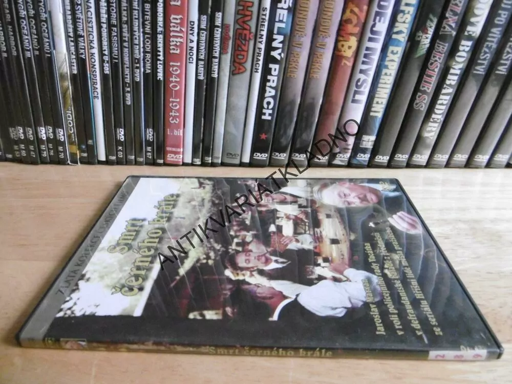 SMRT ČERNÉHO KRÁLE, JAROSLAV MARVAN, DVD FILM  ČR