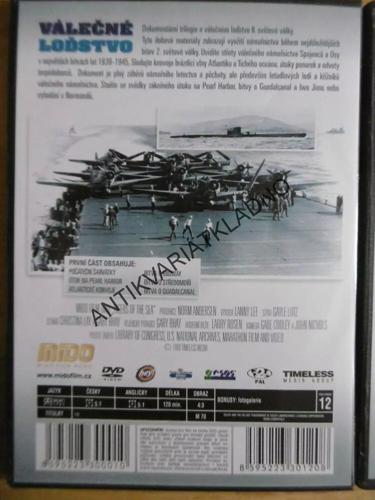 TYGŘI OCEÁNŮ 1-3, DVD FILM DOKUMENT