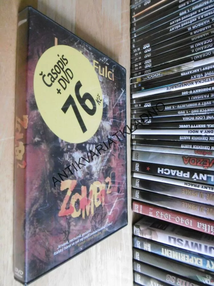 ZOMBIE 2, BEZ ČASOPISU A ETIKETY, DVD FILM