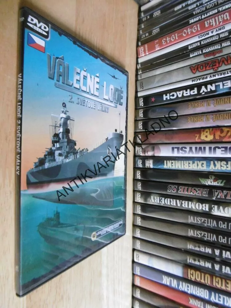 VÁLEČNÉ LODĚ 2.SVĚTOVÉ VÁLKY, DVD FILM DOKUMENT