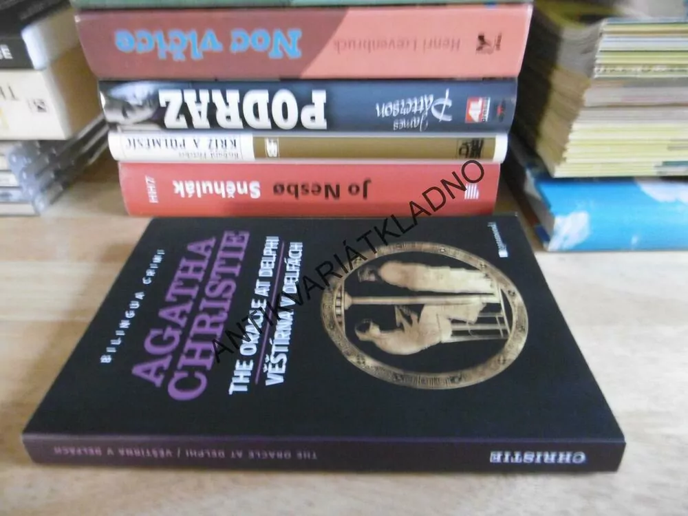 VĚŠTÍRNA V DELFÁCH, THE ORACLE AT DELPHI, THE DOUBLE CLUE, AGATHA CHRISTIE, DVOJJAZYČNÉ