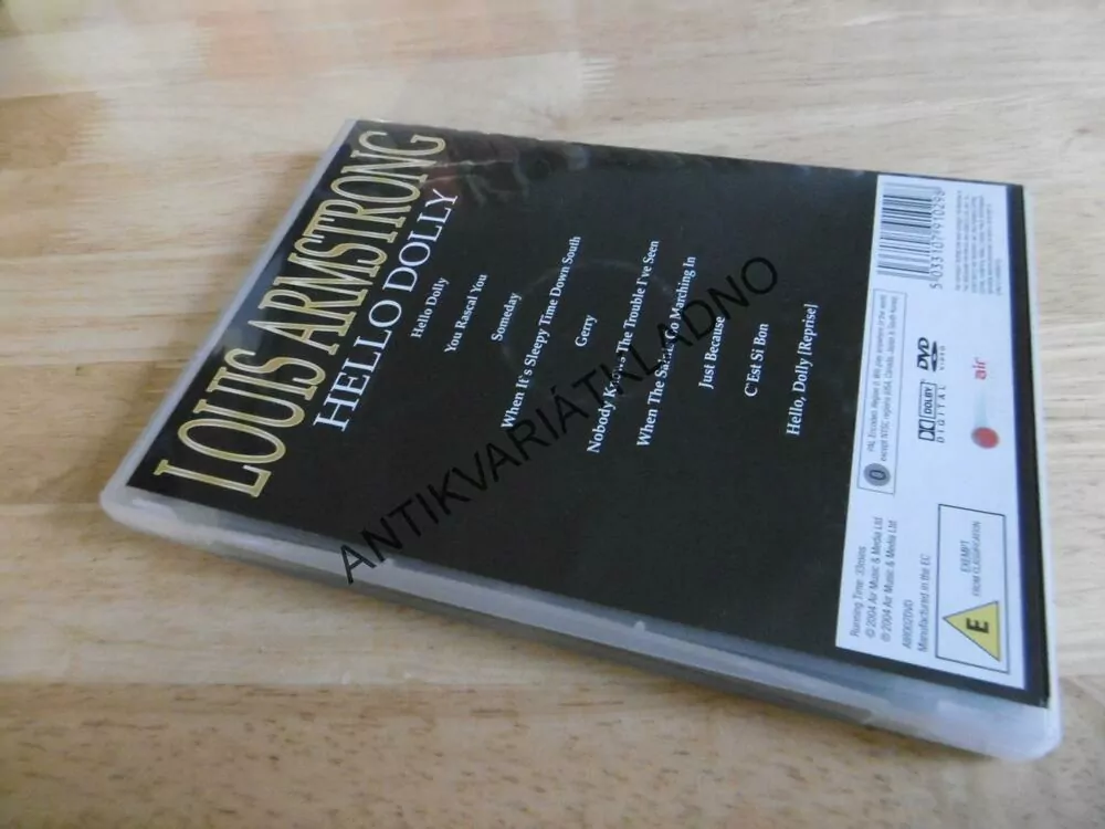 LOUIS ARMSTRONG, HELLO DOLLY, DVD HUDBA