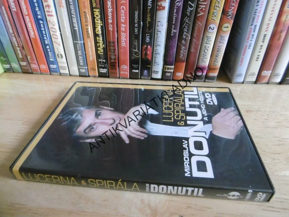 MIROSLAV DONUTIL A JEHO HOSTÉ, LUCERNA,SPIRÁLA, DVD FILM