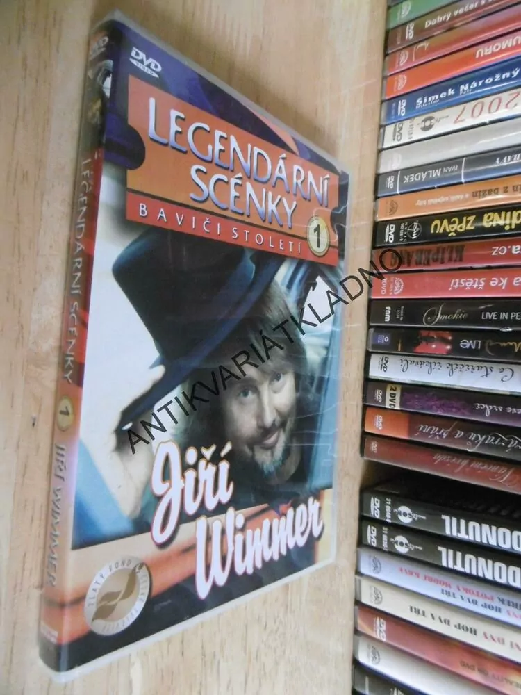 JIŘÍ WIMMER, LEGENDÁRNÍ SCÉNKY 1., BAVIČI STOLETÍ, DVD FILM