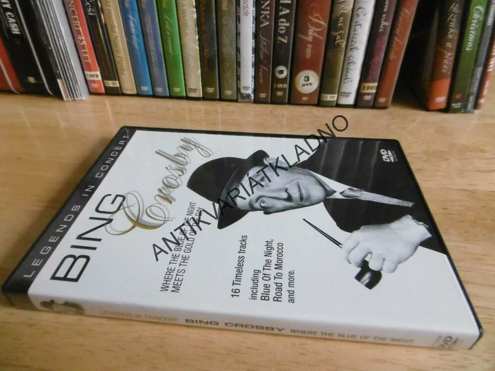 LEGENDS IN CONCERT BING CROSBY, DVD HUDBA