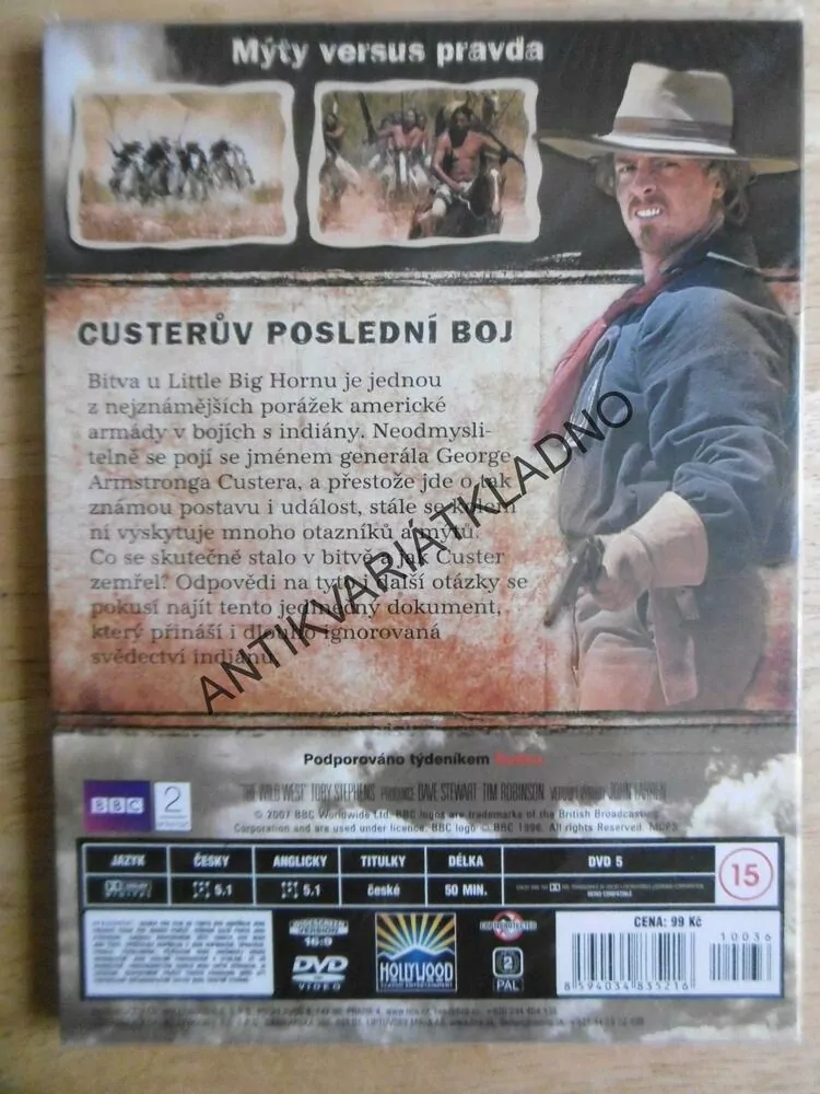 CUSTERŮV POSLEDNÍ BOJ, DVD FILM