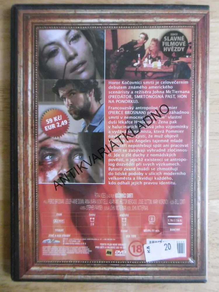 KOČOVNÍCI SMRTI, PIERCE BROSNAN, DVD FILM,