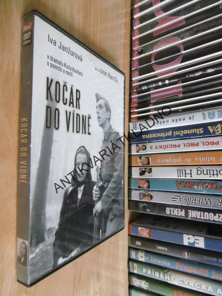 KOČÁR DO VÍDNĚ, JANŽUROVÁ, HANZLÍK, DVD FILM