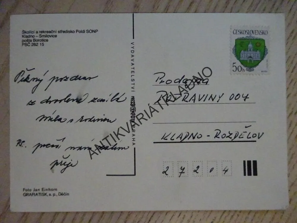 ŠARZ POLDI SONP KLADNO -  SMILOVICE, OKR. RAKOVNÍK, POPSANÝ