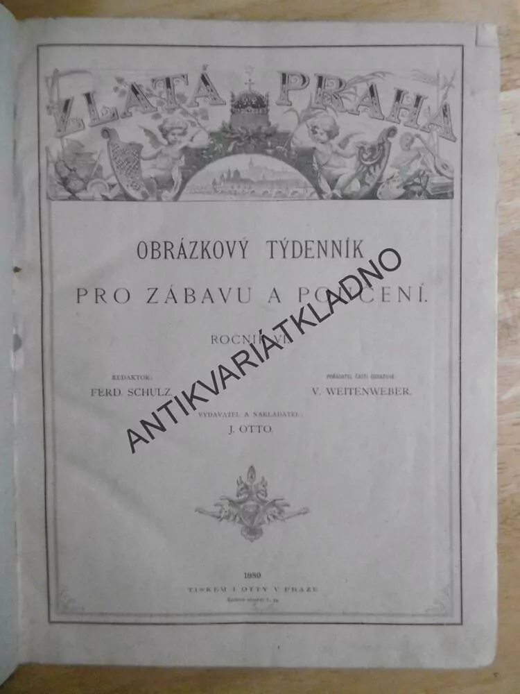 ZLATÁ PRAHA, 1889, ROČ. 6.,