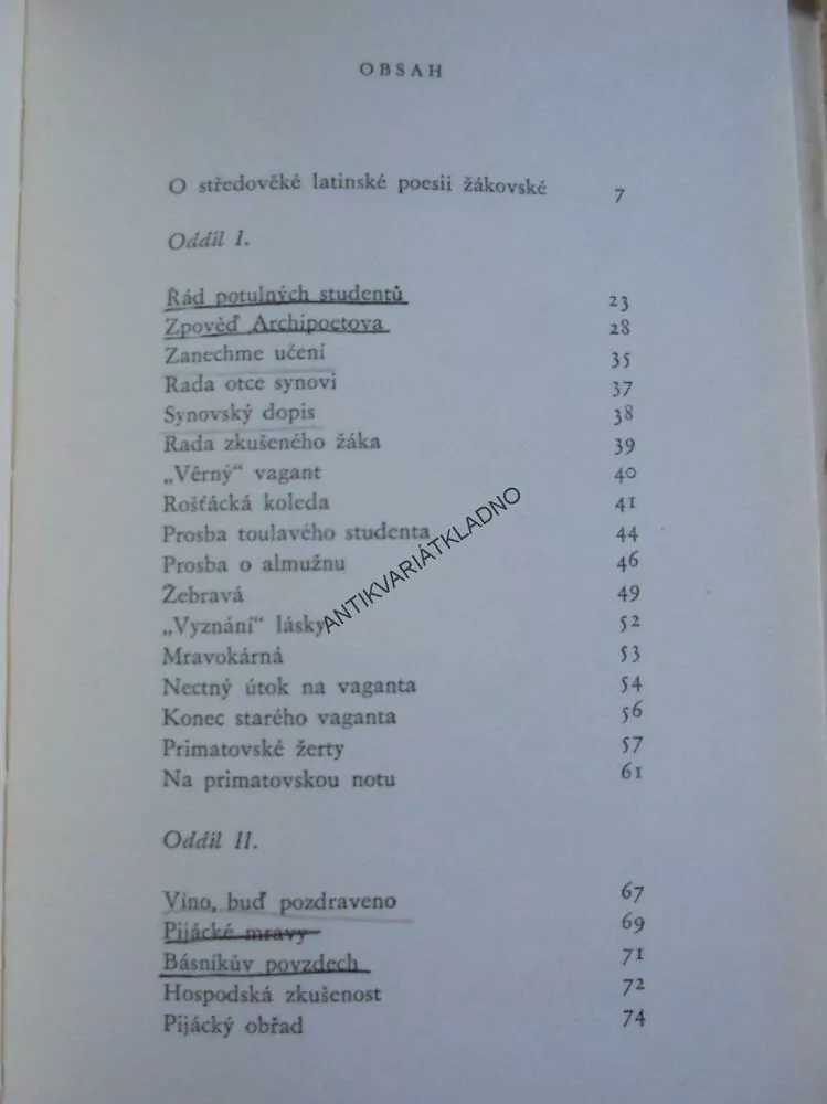 STŘEDOVĚKÉ PÍSNĚ CECHU ŽÁKOVSKÉHO,