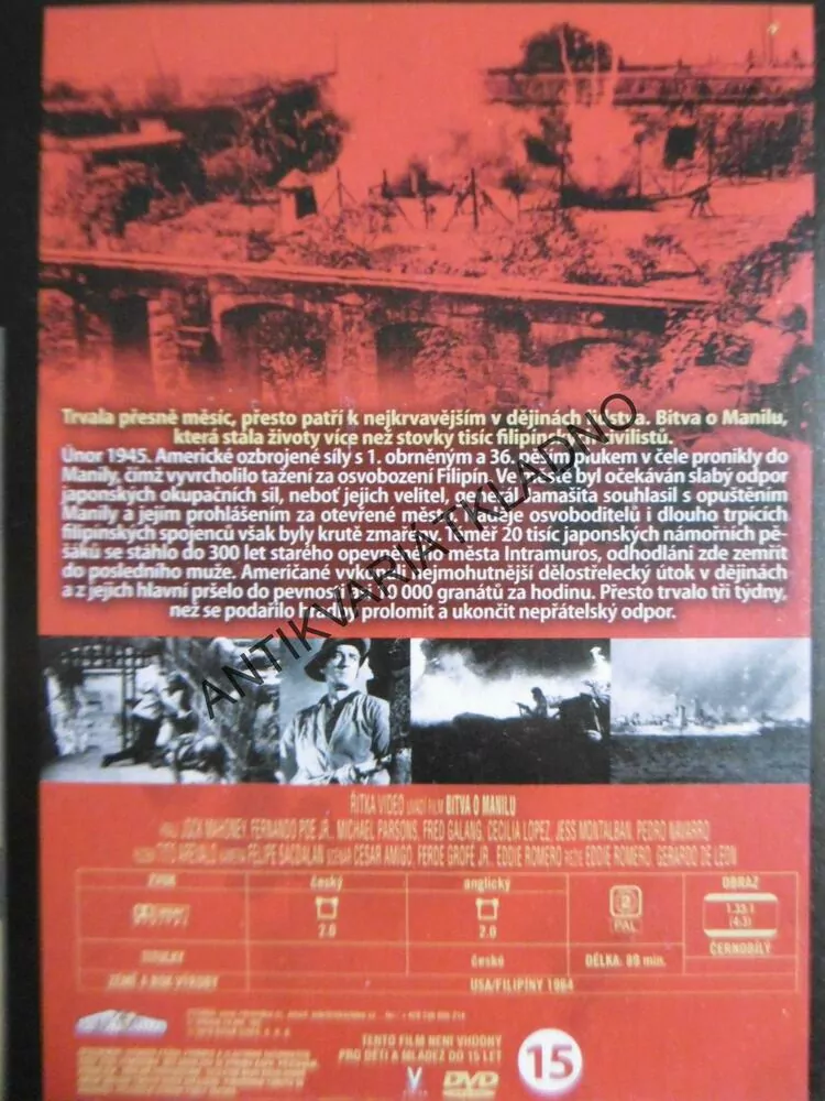 BITVA O MANILU, DVD FILM