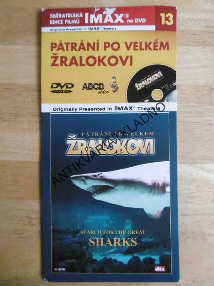 PÁTRÁNÍ PO VELKÉM ŽRALOKOVI, DVD FILM
