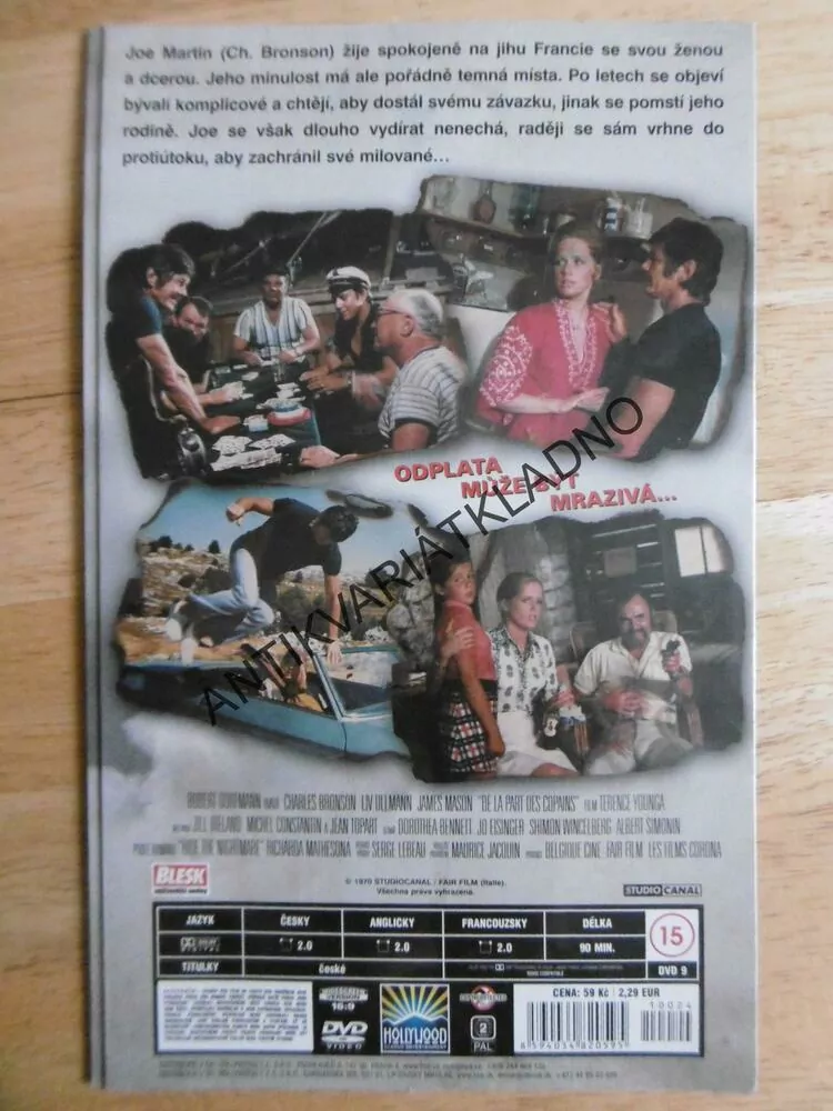 STUDENÝ POT, CHARLES BRONSON, DVD FILM 