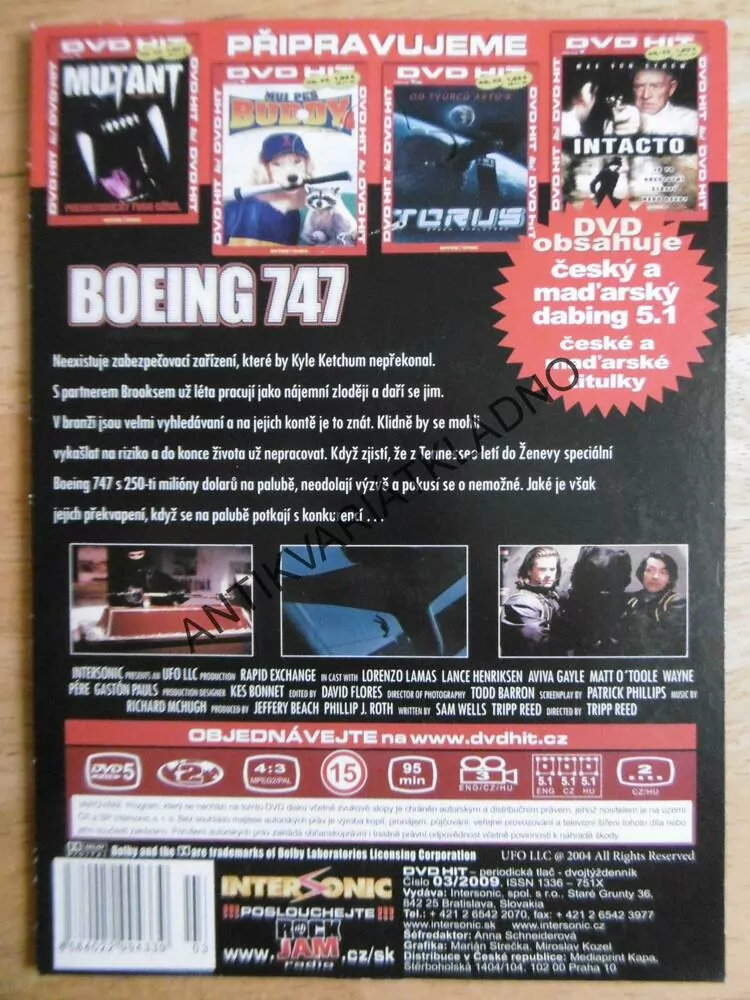 BOEING 747, DVD FILM