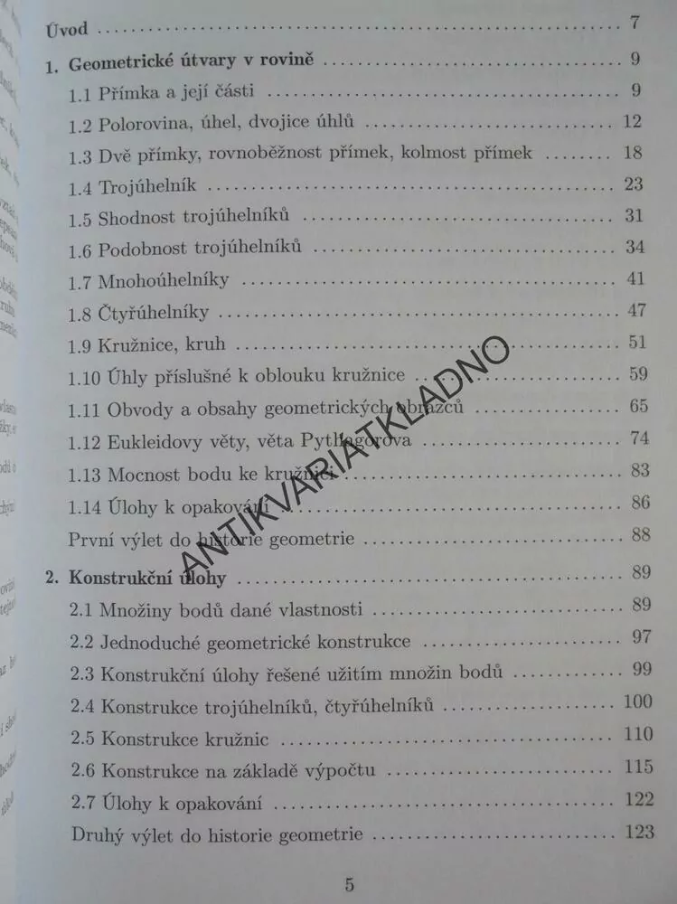 MATEMATIKA PRO GYMNÁZIA, PLANIMETRIE, POMYKALOVÁ, 