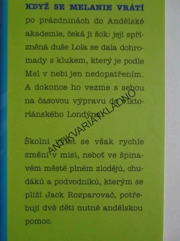 ZAMLŽENO, MLHA HOUSTNE... DALTONOVÁ, 100% ANDĚLÉ, **an