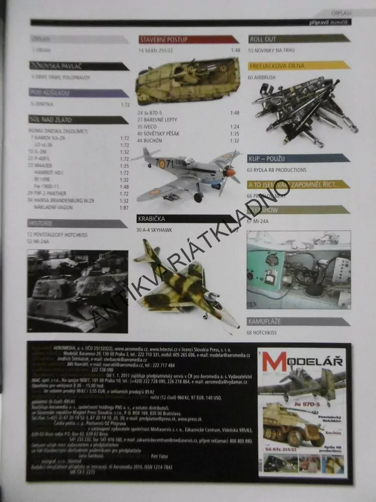 ČASOPIS MODELÁŘ 6/2011, 