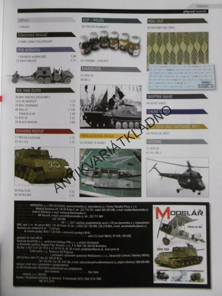 ČASOPIS MODELÁŘ 12/2011, 