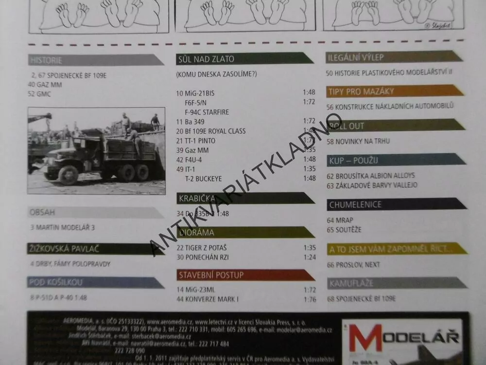 ČASOPIS MODELÁŘ 6/2012, 