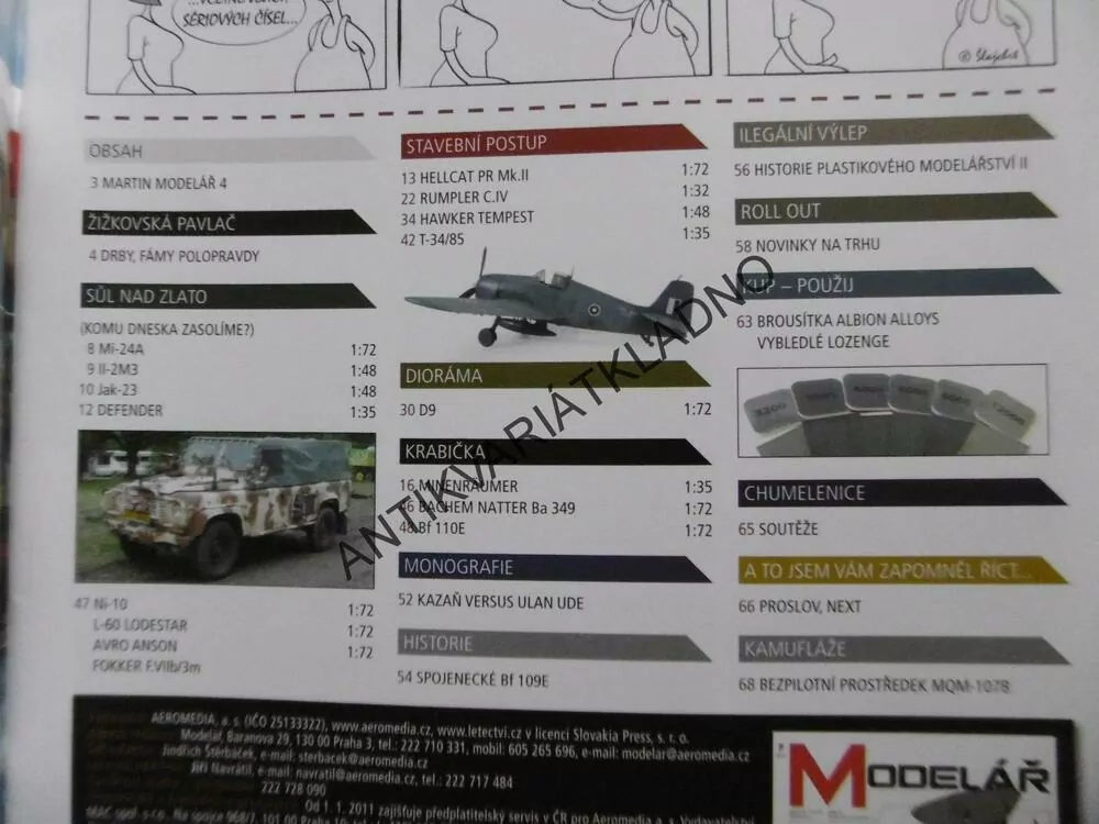 ČASOPIS MODELÁŘ 7/2012, 