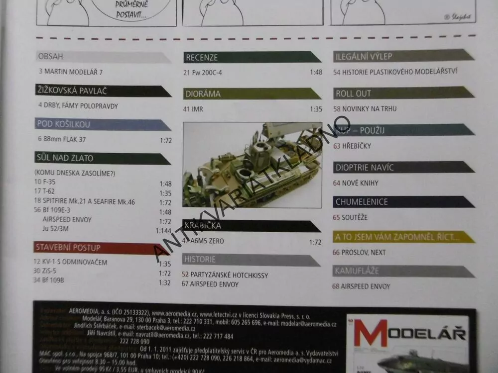 ČASOPIS MODELÁŘ 10/2012, 