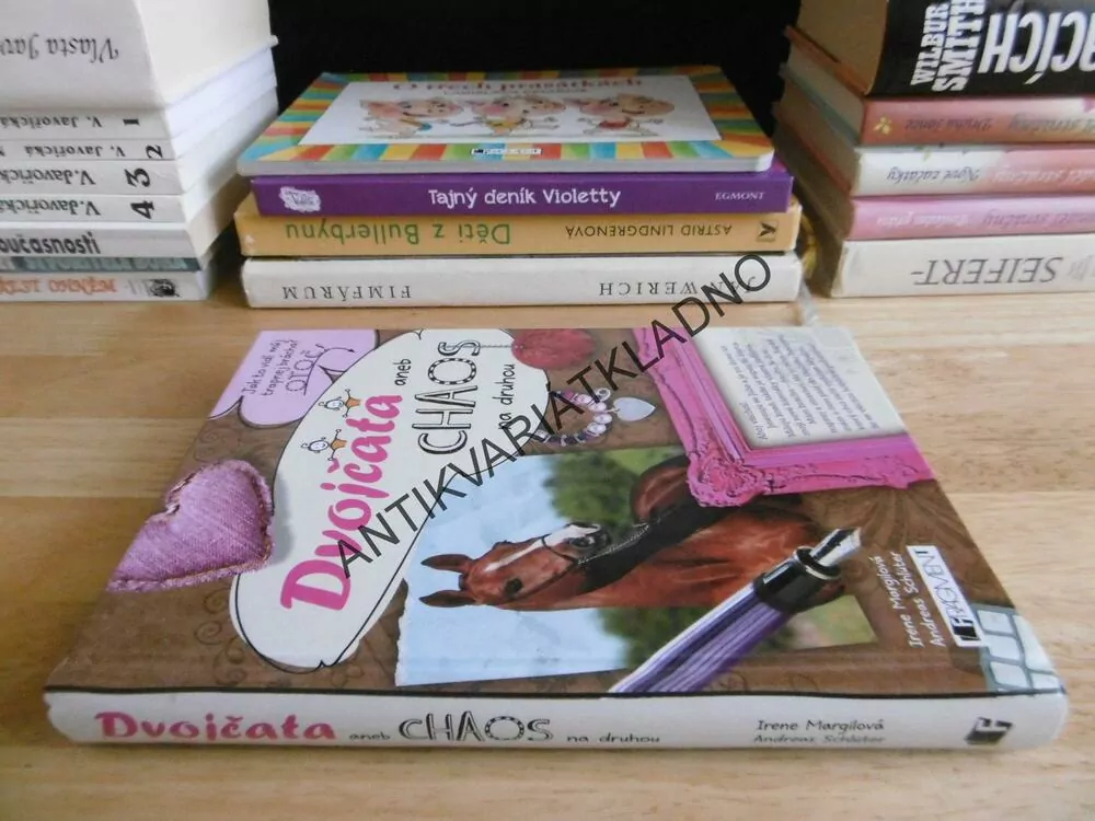 DVOJČATA ANEB CHAOS NA DRUHOU, IRENE MARGILOVÁ, OBOUSTRANNÁ KNIHA, **an