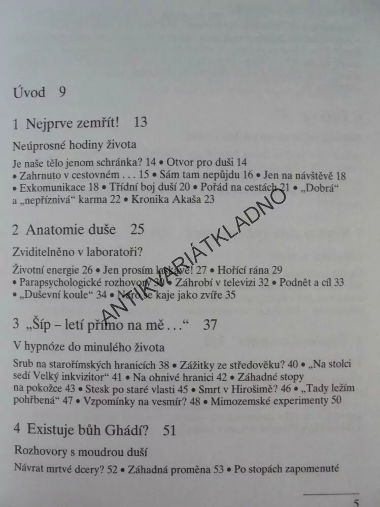 NÁVRAT Z ONOHO SVĚTA, HARTWIG HAUSDORF, ZÁHADY REINKARNACE, **an