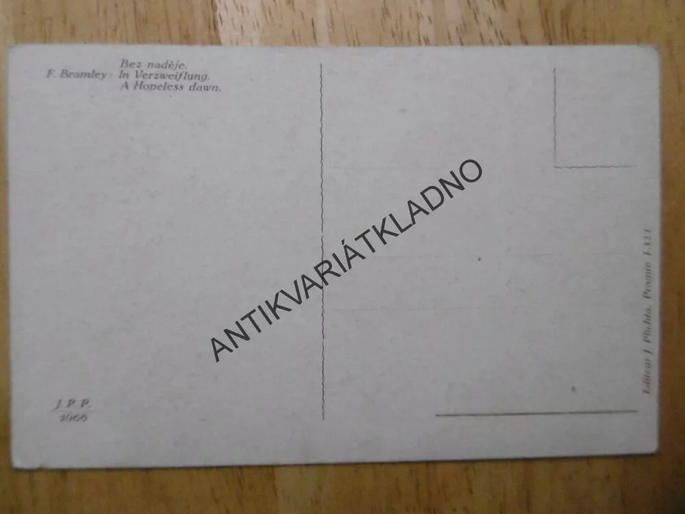 BEZ NADĚJE, F. BRAMLEY
