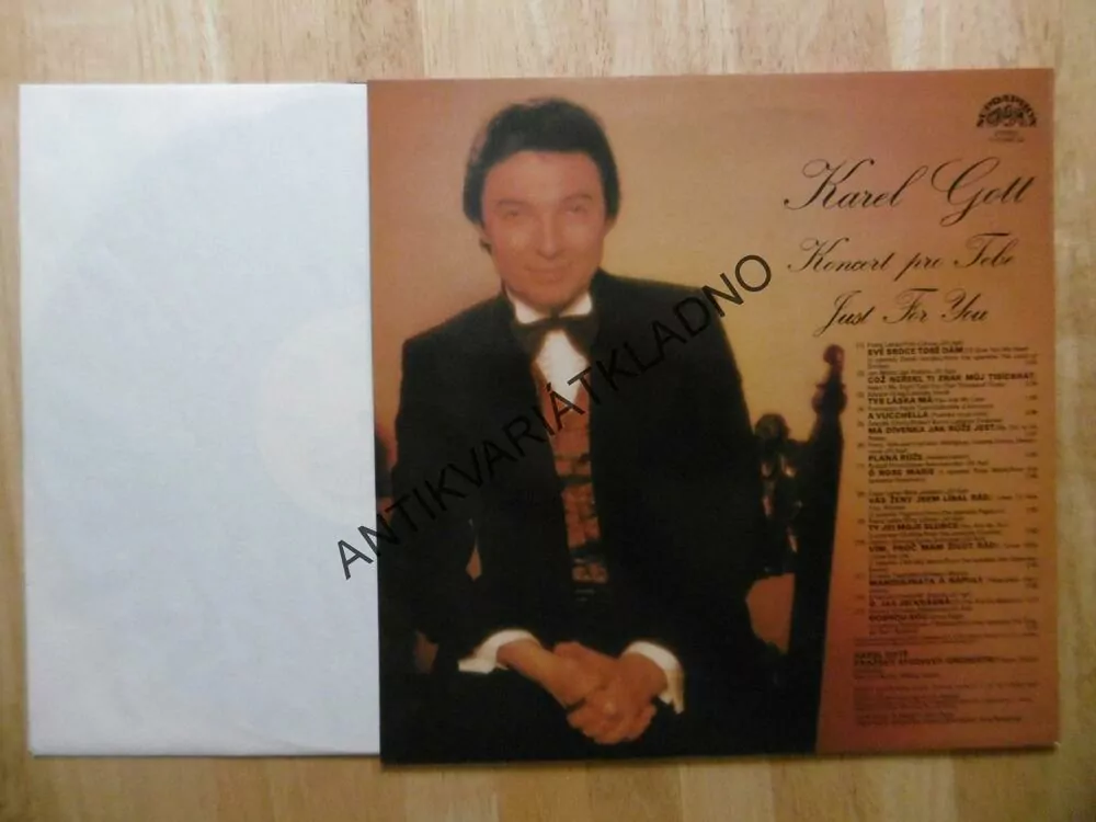 GRAMODESKA - KAREL GOTT, KONCERT PRO TEBE, JUST FOR YOU