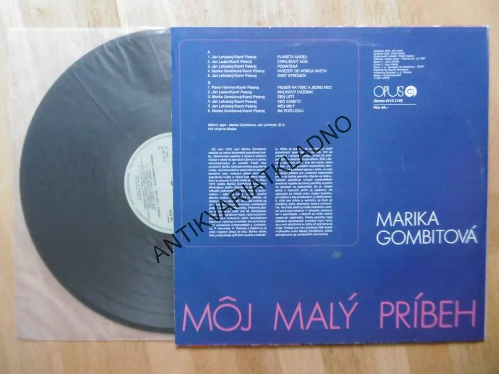 MARIKA GOMBITOVÁ, MOJ MALÝ PRÍBEH, LP