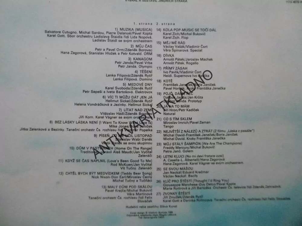 XXIV. ALBUM SUPRAPHONU, KAREL GOTT, VONDRÁČKOVÁ, ZAGOROVÁ, FILIPOVÁ, TUČNÝ, AJ.