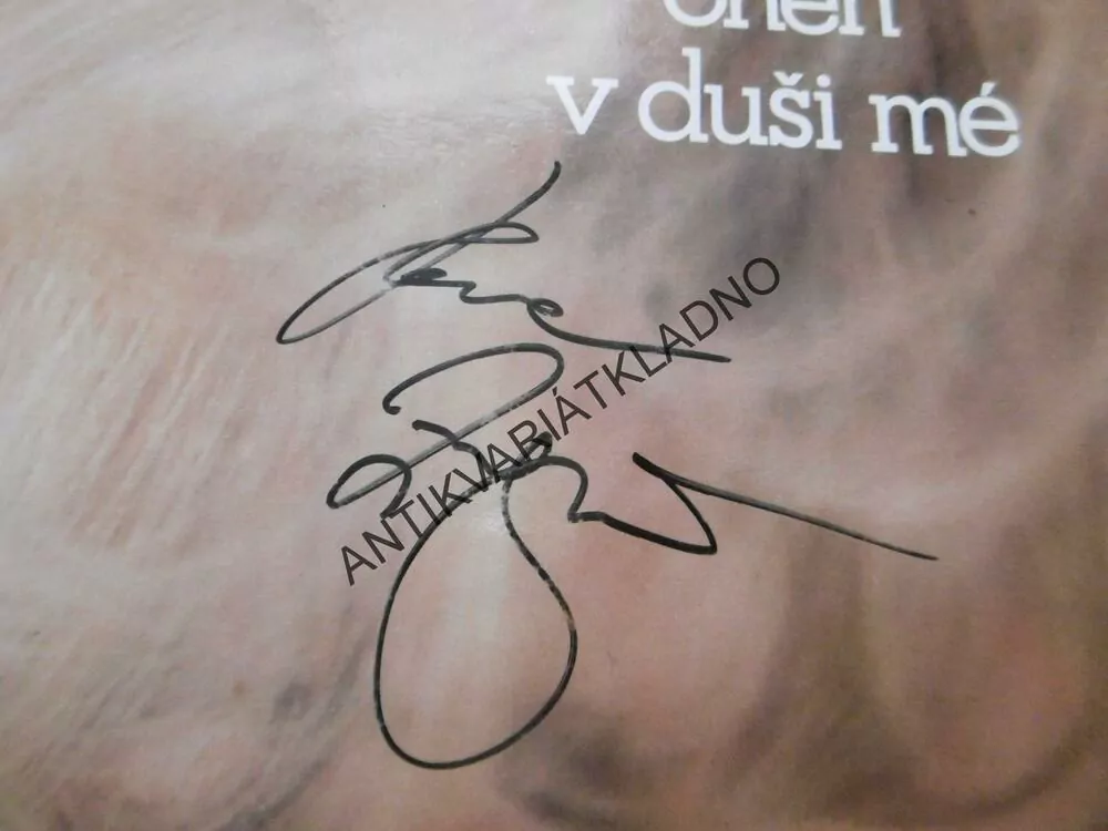 HANA ZAGOROVÁ - AUTOGRAM, OHEŇ V DUŠI MÉ
