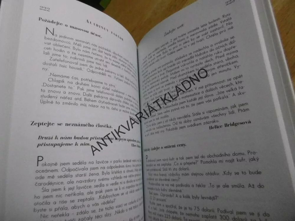 ALADINŮV FAKTOR, JACK CANFIELD, MARK VICTOR HANSEN, **an