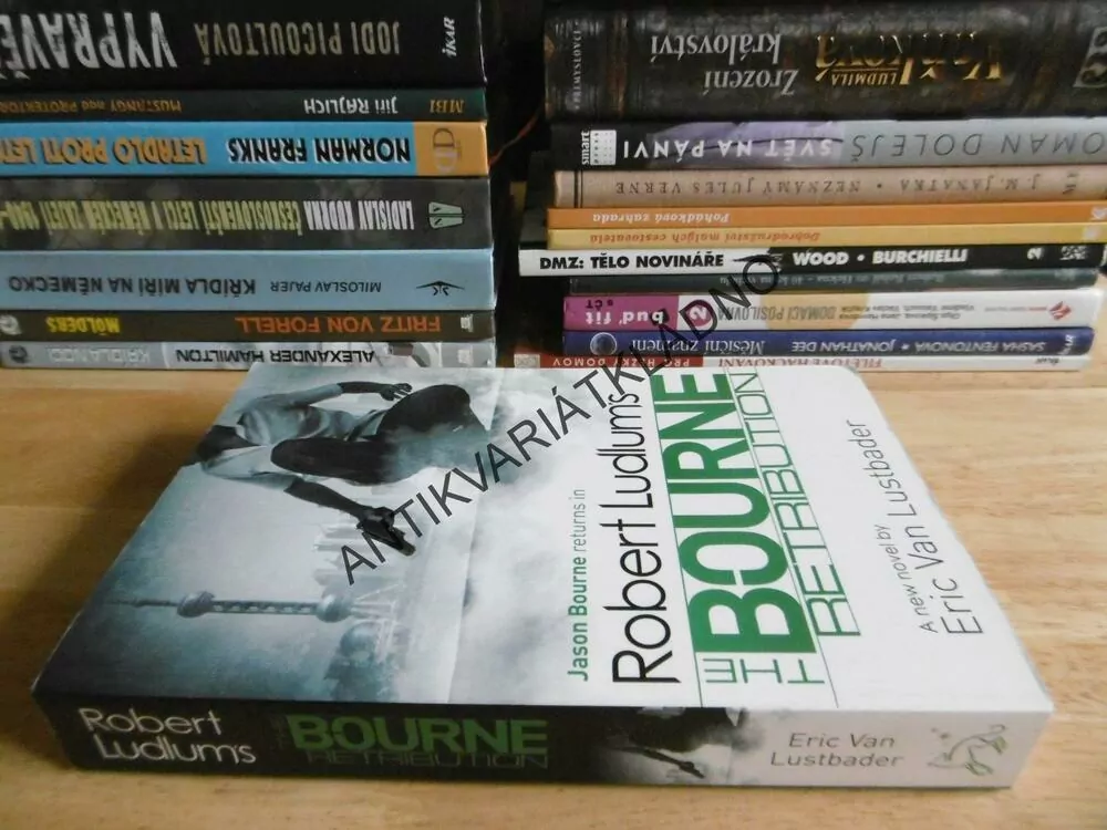 THE BOURNE RETRIBUTION, ROBERT LUDLUM, ANGLICKY, **an