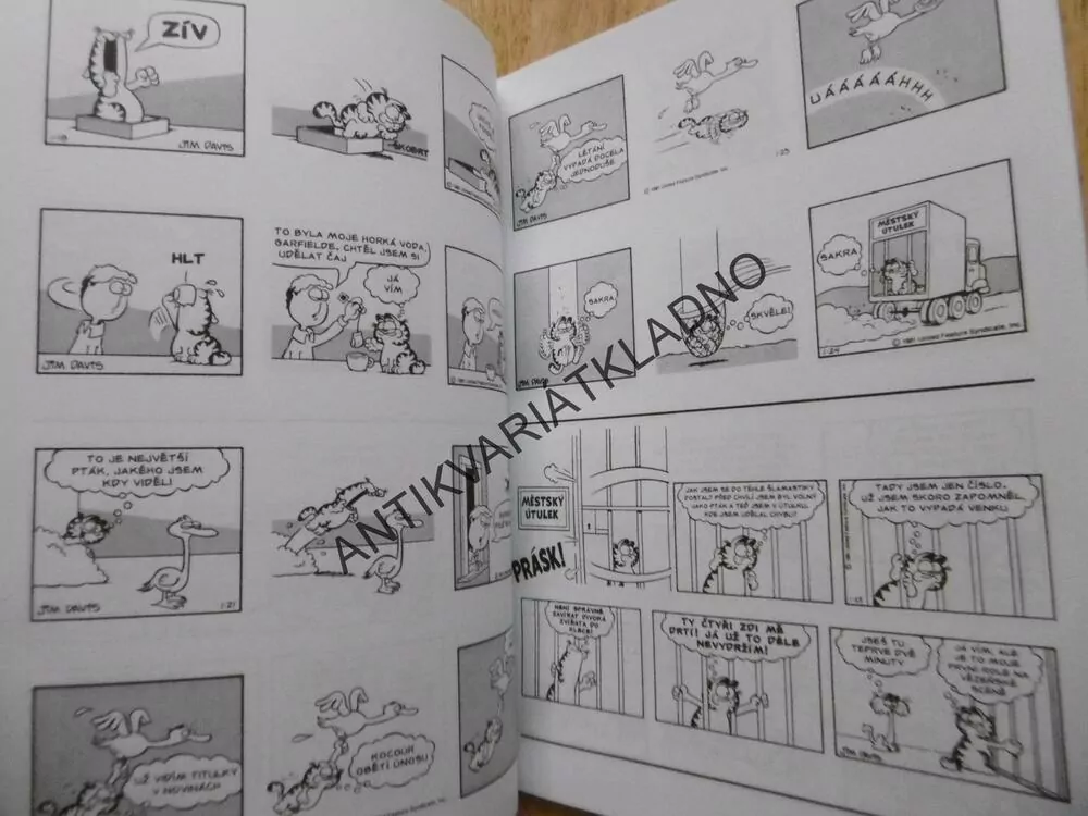 GARFIELD SLÍZNE SMETANU, 4., KOCOUR, KOMIKS,