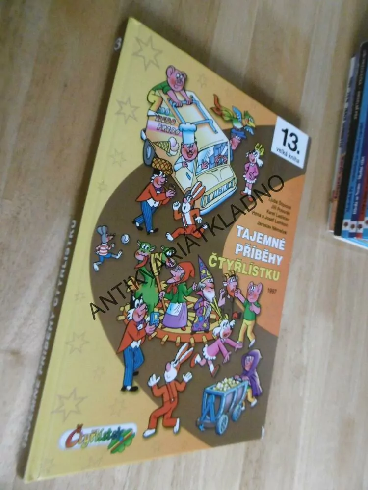 TAJEMNÉ PŘÍBĚHY ČTYŘLÍSTKŮ 13. VELKÁ KNIHA, 1997, ŠTÍPLOVÁ, NĚMEČEK, **an