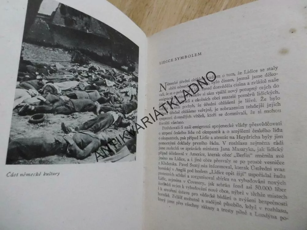 LIDICE, CYRIL MERHOUT, 1945