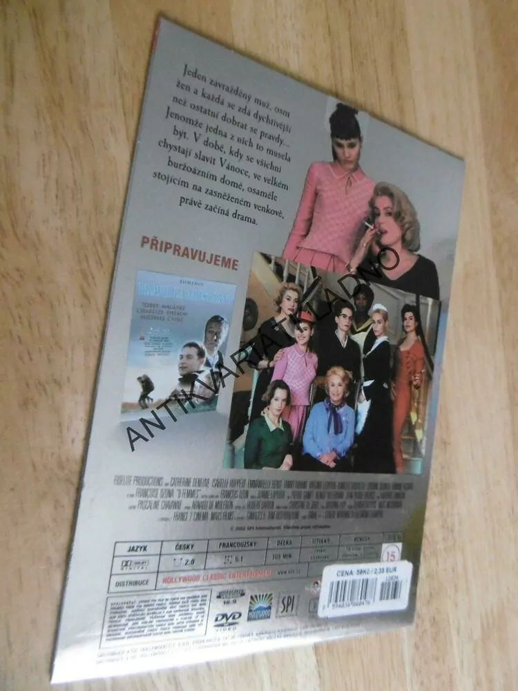 8 ŽEN, JEDNA Z NICH VRAŽDILA, ALE KTERÁ?, DVD FILM