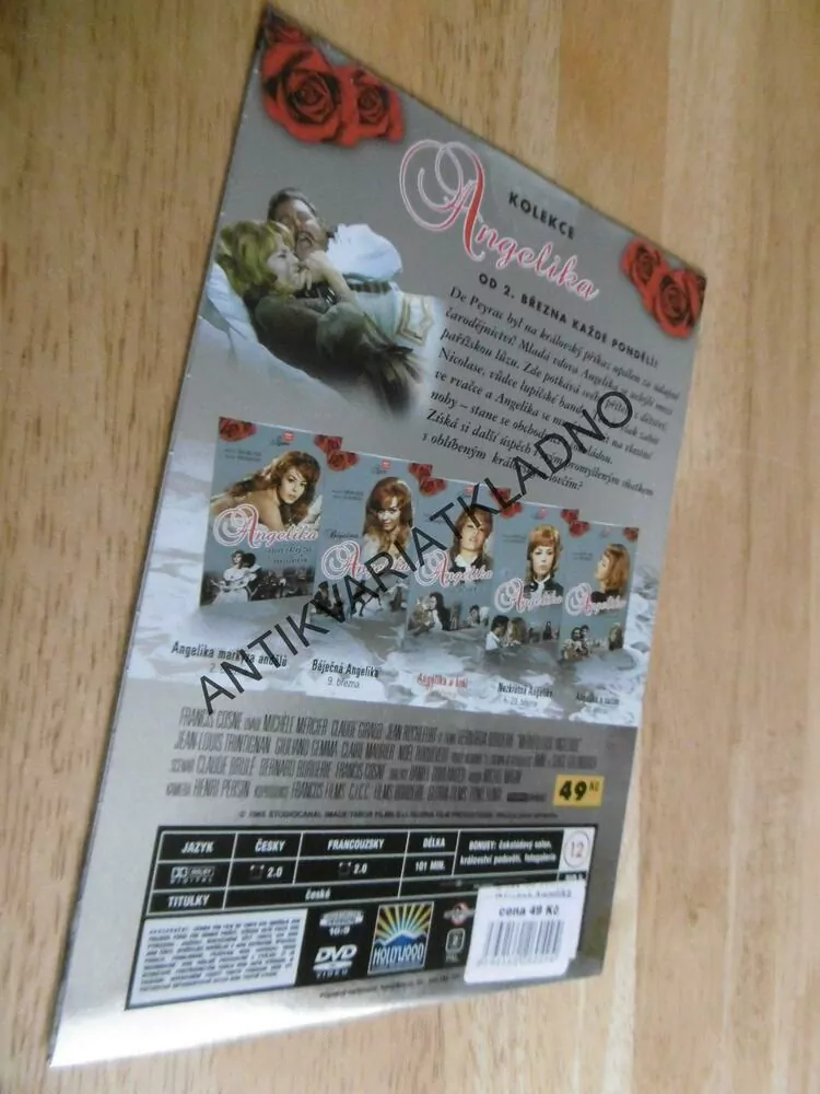 BÁJEČNÁ ANGELIKA, DVD FILM