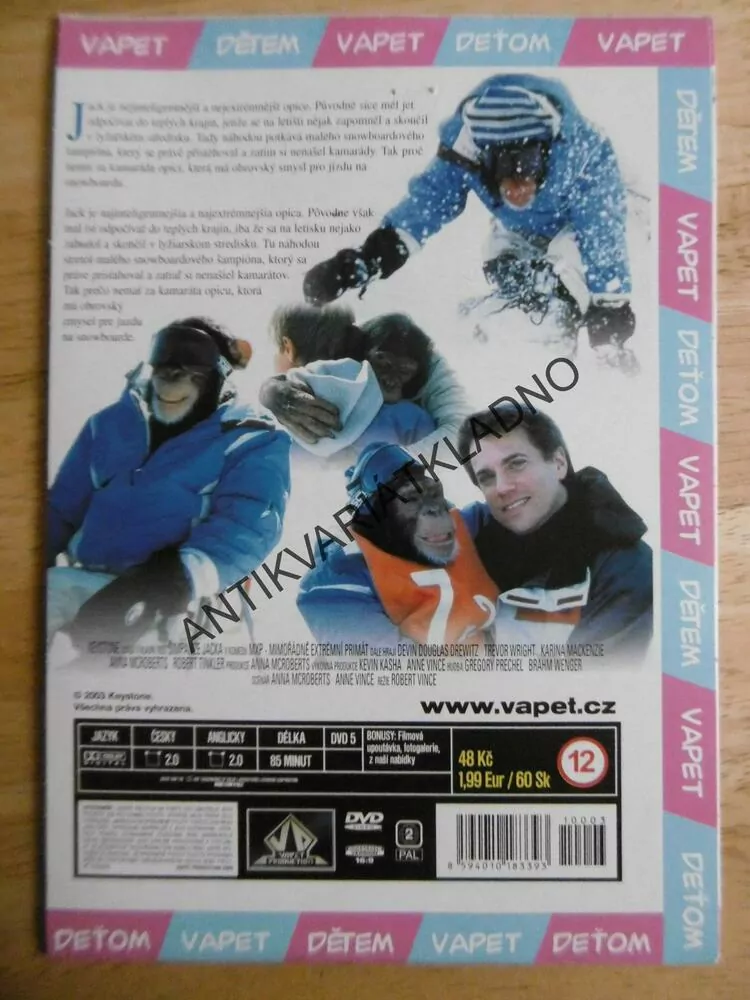 MXP, MIMOŘÁDNĚ EXTRÉMNÍ PRIMÁT, DVD FILM