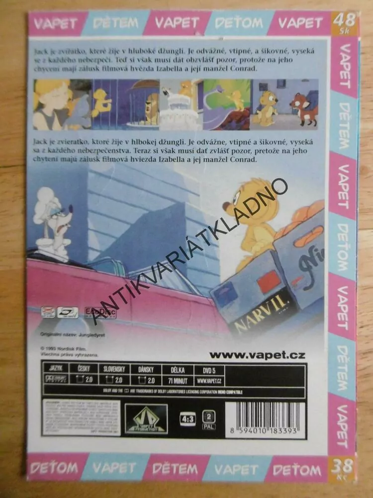 JUNGLE JACK, DVD FILM