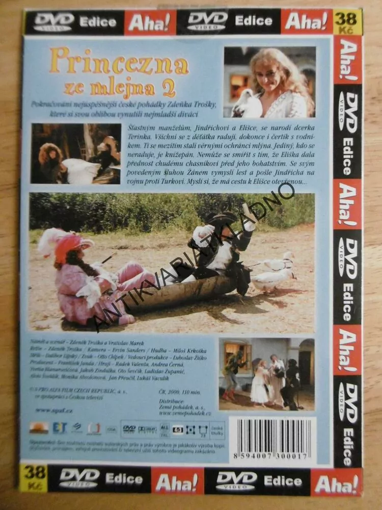 PRINCEZNA ZE MLEJNA,2., DVD FILM