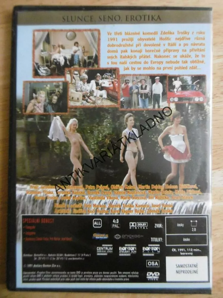 SLUNCE, SENO, EROTIKA, DVD FILM 