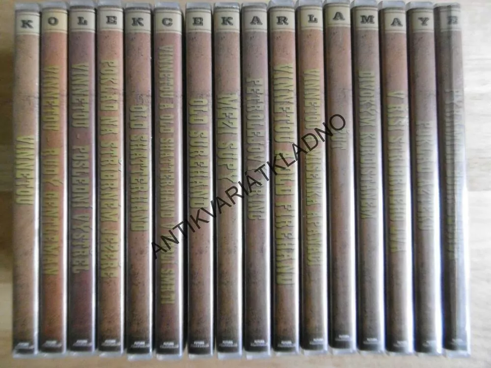 VINNETOU 1-16, BRICE, KAREL MAY, BARKER, DVD FILM