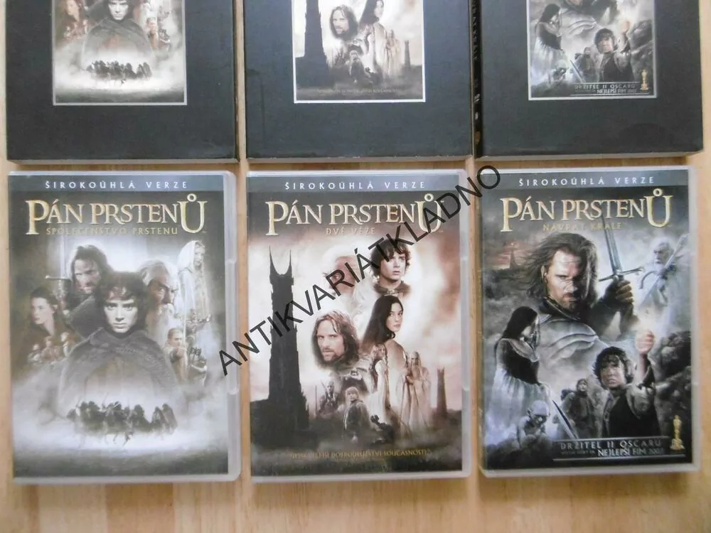 PÁN PRSTENŮ, 1-3, DVD FILM