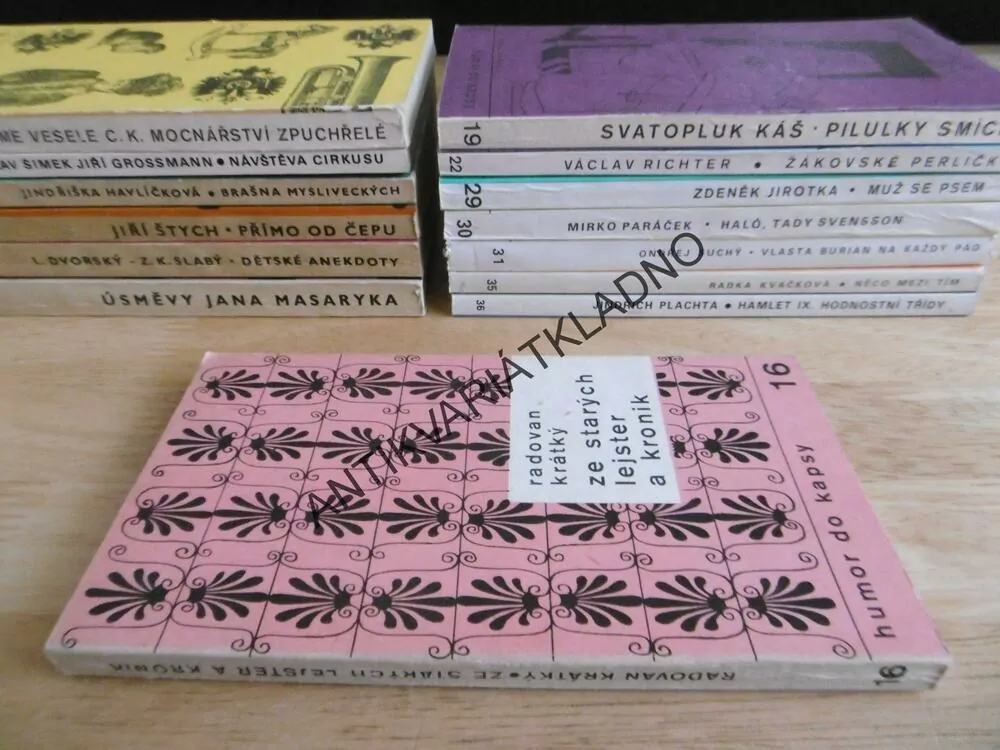 ZE STARÝCH LEJSTER A KRONIK, RADOVAN KRÁTKÝ, HUMOR DO KAPSY 16., 1980